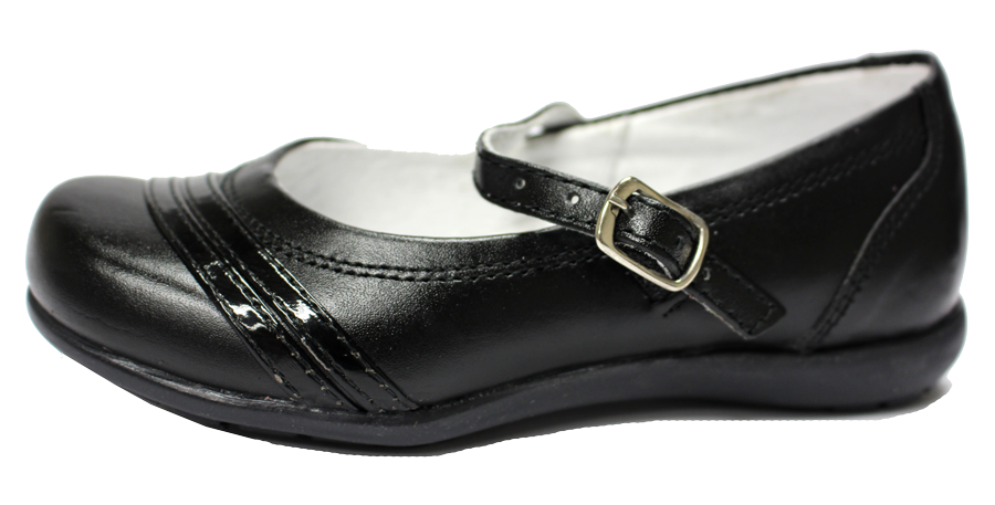Comfortrite Simply Black Shoes 1002